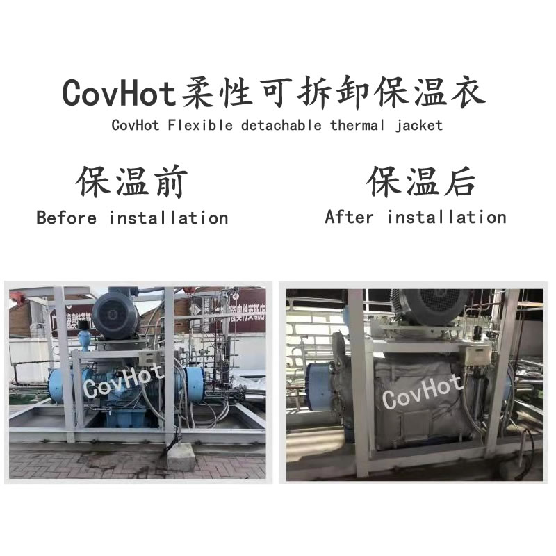 柔性可拆卸壓縮機保溫衣的優(yōu)點。